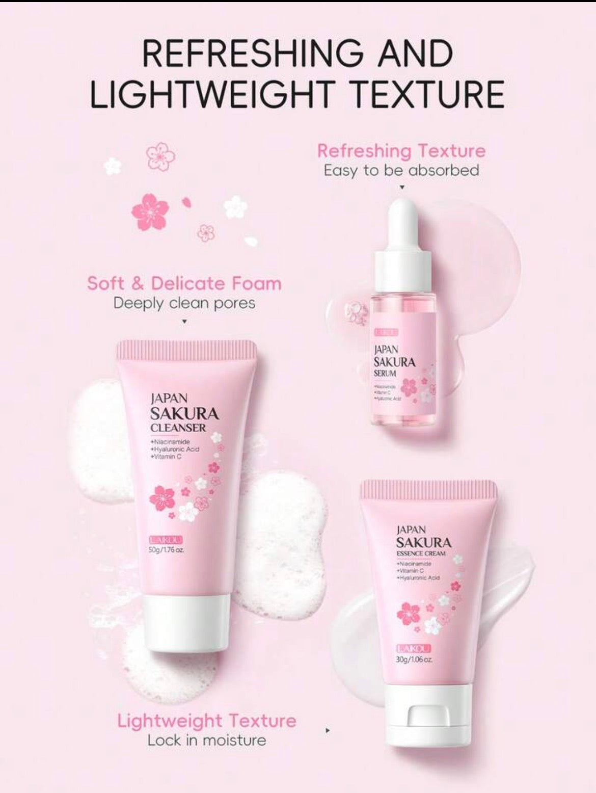 LAIKOU Sakura Skincare Set